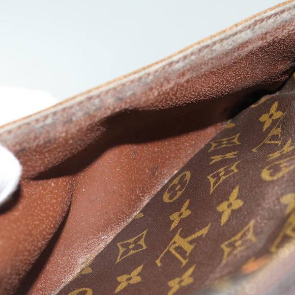 LOUIS VUITTON Monogram Compiegne 28 Clutch Bag M51845 LV Auth 84854 - Picture 12 of 16